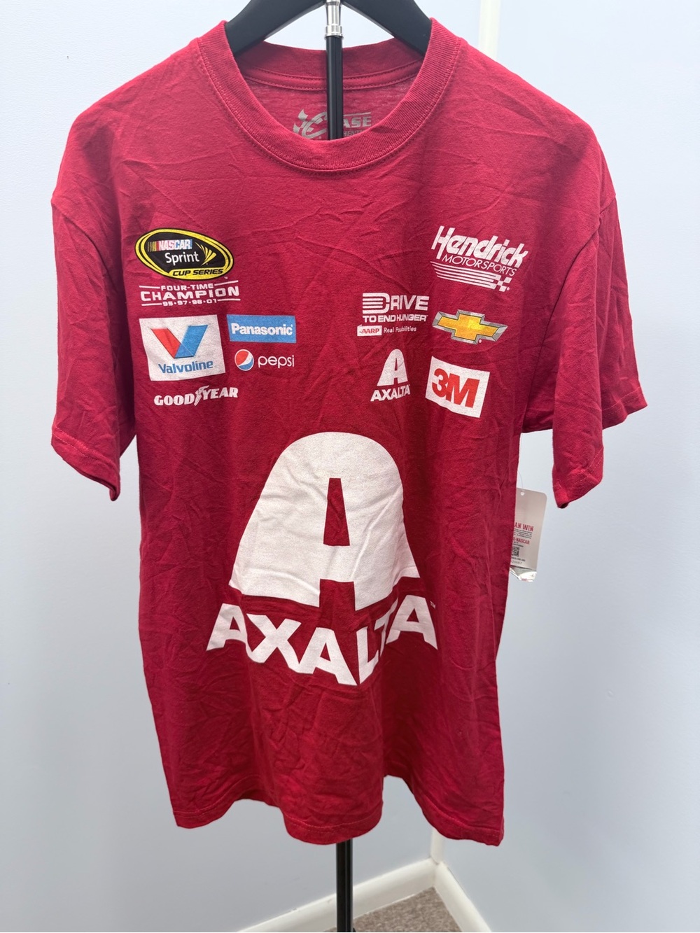 Chase Authentics Red Axalta Racing Logo Short Sleeve Tee